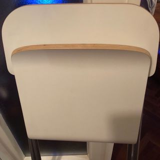 Silla alta Ikea blanca plegable