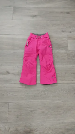 Pantalón de esquí rosa niña
