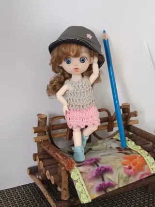 Muñeca BJD Ob11 Articulada 15 cm