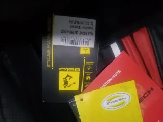 Chaqueta de moto Bela Sportbike Negra/Roja