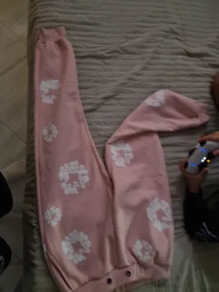 Pantalón Denim Tears Rosa