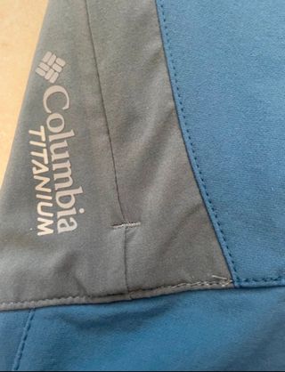 Pantalón Columbia Titanium da escursionismo blu