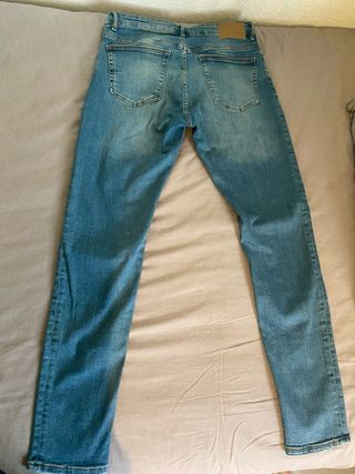 Pantalón vaquero Mango hombre azul