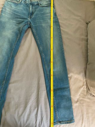 Pantalón vaquero Mango hombre azul