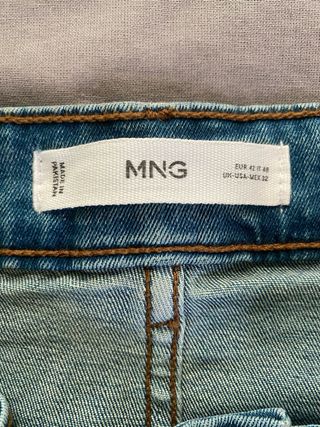 Pantalón vaquero Mango hombre azul