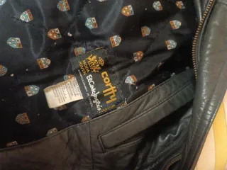 cazadora piel vintage