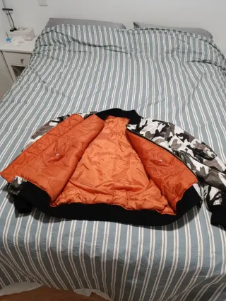 Chaqueta Bomber Camuflaje Talla M