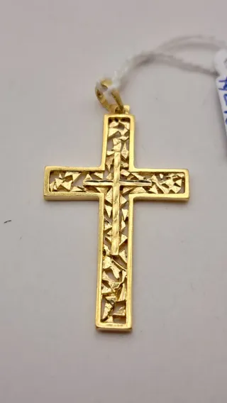 Cruz de oro 18k