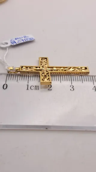 Cruz de oro 18k