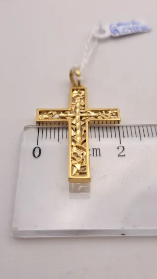 Cruz de oro 18k