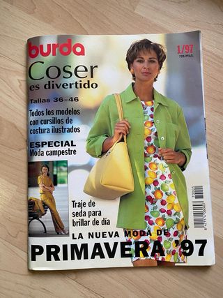 Lote de 28 revistas Burda años 90s