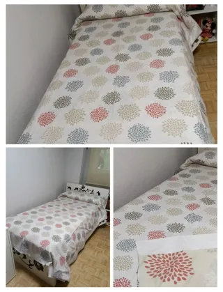 Estructura Cama Blanca 90x200cm