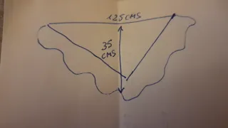 Falda Rociera y Pañoleta Verde/Beige