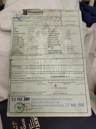 Peugeot 806 2001