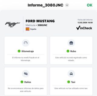 Ford Mustang Fastback Ecoboost 2.3 L Único dueño.