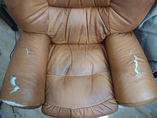 Sillones de piel original marrones