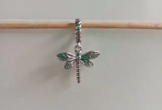 Charm colgante Libélula Plata