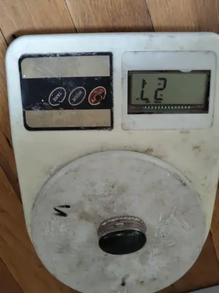 Pastillero antiguo Plata Ley 925 Labradorita S.XIX