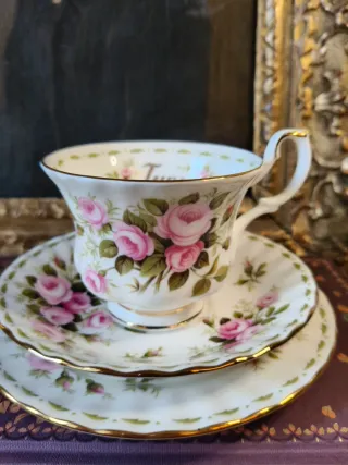 Tazza Royal Albert June doppio piattino