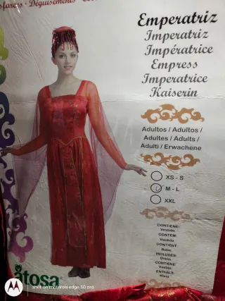 Disfraz Emperatriz Atosa Talla M/L