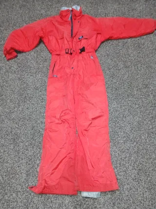 Mono de esquí rojo talla M