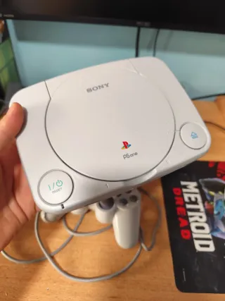 Sony PS one Consola Gris/Blanca