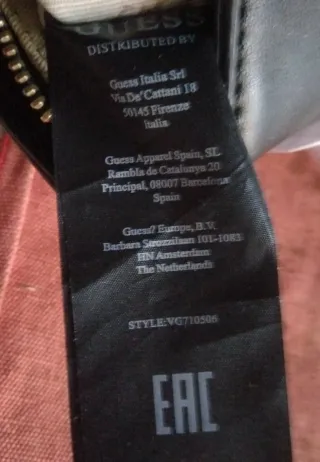 Borsetta Guess 1981 nera 24x32x11 cm circa