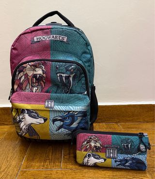 Mochila Trolley Hogwarts+ estuche a juego