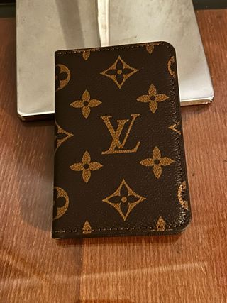 Porta carte Louis Vuitton marrone