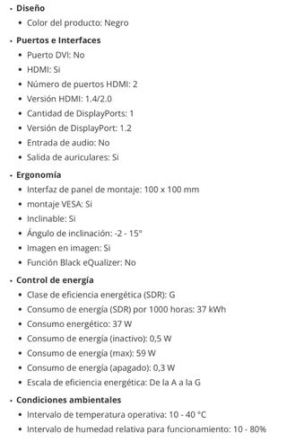 Monitor Samsung 4K 32 pulgadas freesync