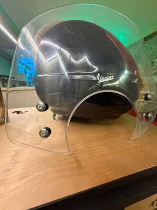 Cajón, parrilla y deflector de viento vespa