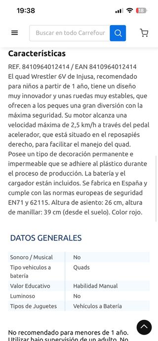 Quad Injusa Wrestler 2-3 años