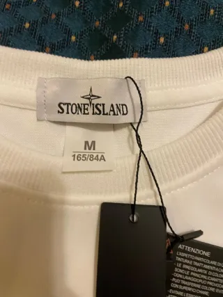 Felpa Stone Island Uomo M Bianca