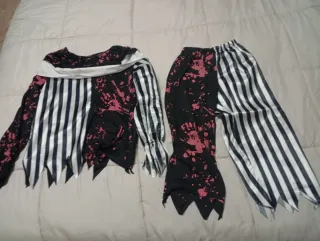 Disfraz Payaso terrorífico Niño Talla 5-6