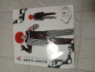 Disfraz Payaso terrorífico Niño Talla 5-6