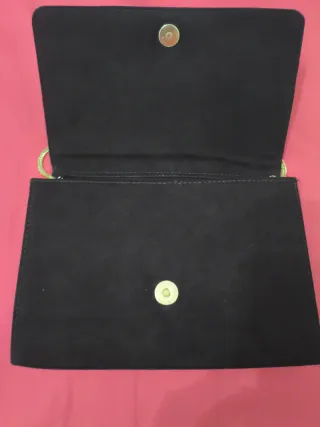 Bolso de mano bordado con pájaros