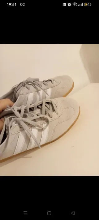 Zapatillas Adidas Gazelle Gris Talla 40 2/3