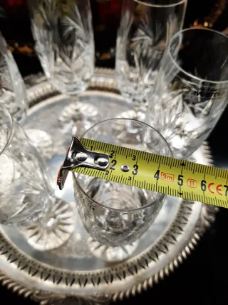 Copas de champán cristal tallado Zawiercie