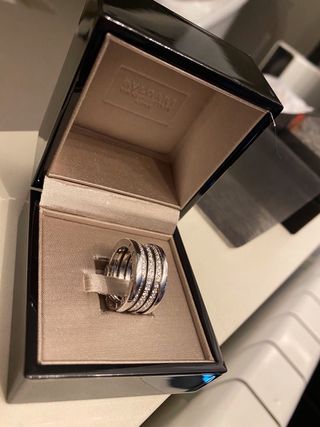 Anillo Bvlgari B. Zero 1 Oro Blanco T 51