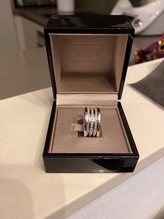 Anillo Bvlgari B. Zero 1 Oro Blanco T 51