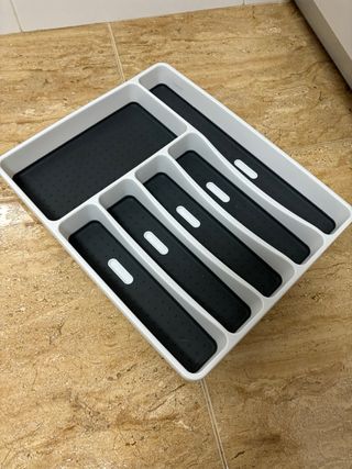 Organizador de cubiertos plástico y goma