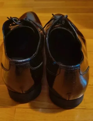 Zapatos charol negros talla 43