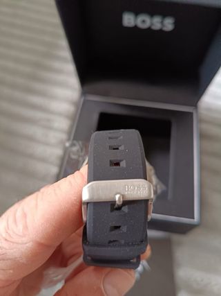 Reloj Hugo Boss Negro/Plateado Nuevo