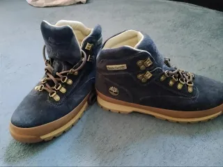 Botas Timberland Azul Marrón Unisex