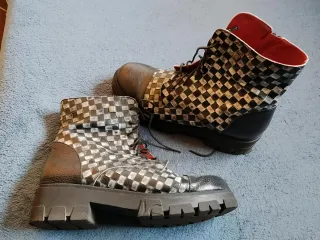 Botas Timberland Azul Marrón Unisex