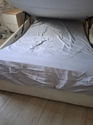 Somier y colchón 90cm casi nuevos