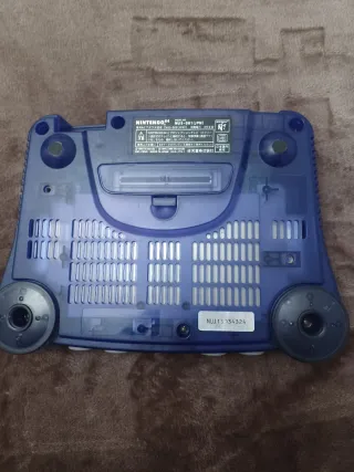 N64 Morada + 4 Juegos