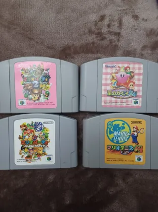 N64 Morada + 4 Juegos