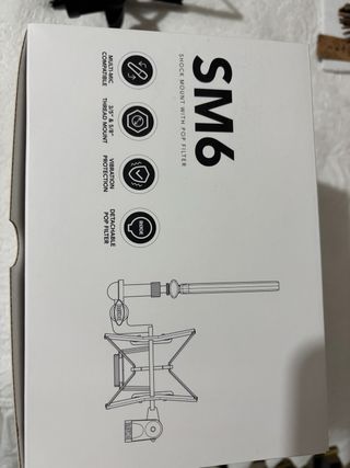 Micrófono RØDE NT1-A + SM6 + Cable XLR