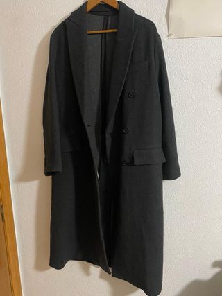 Abrigo largo oversize Zara ZW Collection